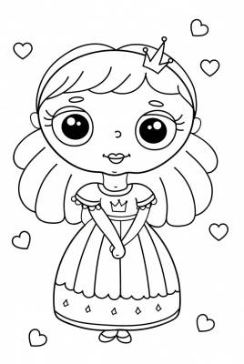 Макси-раскраска. Для девочек